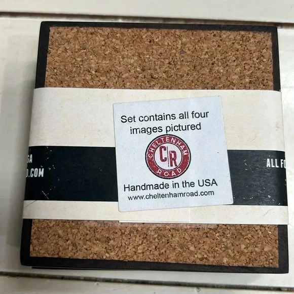 NWT Handcrafted Coasters arsenic & old Lace - Picture 2 of 6